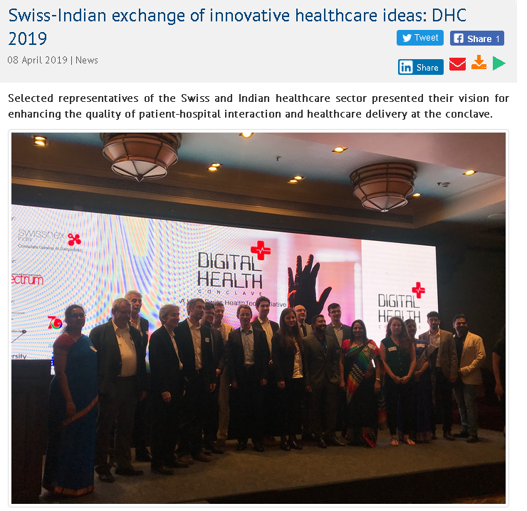 Press Articles: Clinerion at Digital Health Conclave 2019
