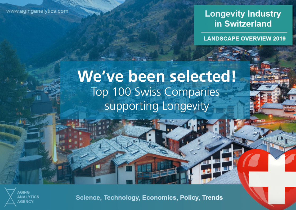 Clinerion selected among the Top 100 Swiss companies supporting longevity